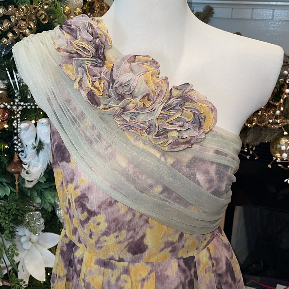 Anthropologie Ryu : one shoulder dress size medium NWT party dress fairy core